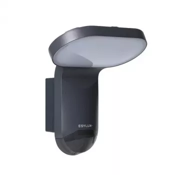 ESYLUX WILMA WL 200 OP MD 1600lm 4000K lampada da parete per esterni color grafite con sensore di movimento PIR