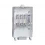 ABN cassetta di allacciamento principale K3DIN43627.1x3-NH00 HK334C