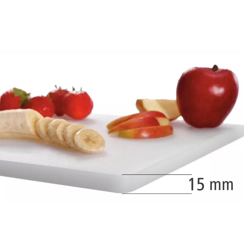 Bartscher A120587 tagliere in polietilene bianco 400x300x20 mm 1,6 kg