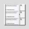 Siedle TM 612-3 W modulo pulsanti di chiamata - bianco - 3 pulsanti - serie Vario