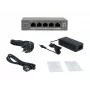 LevelOne GEP-0531 switch PoE+ non gestito, 3x GE PoE+ (30W) + 1x Hi-PoE (60W), budget 60W, desktop in plastica