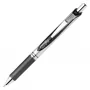 Pentel EnerGel penna gel retrattile - nero - blu - verde - rosso - multicolore - argento - plastica - gomma - largo - rotondo