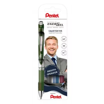 Pentel 4 EnerGel BL77 set roller gel 0,35 mm colori assortiti