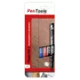 Pentel N50S set 4 pennarelli indelebili colori assortiti punta tonda 2,1 mm