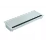 Bachmann CONI Built-in Frame Long - cornice per ciabatta da incasso, nero