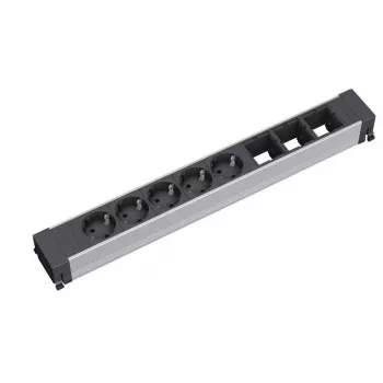 Bachmann CONFERENCE modulo di ingresso alimentazione con connettore maschio Wieland GST18i3, nero
