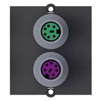 Bachmann Placca modulare Snap-In - PS/2 x 2
