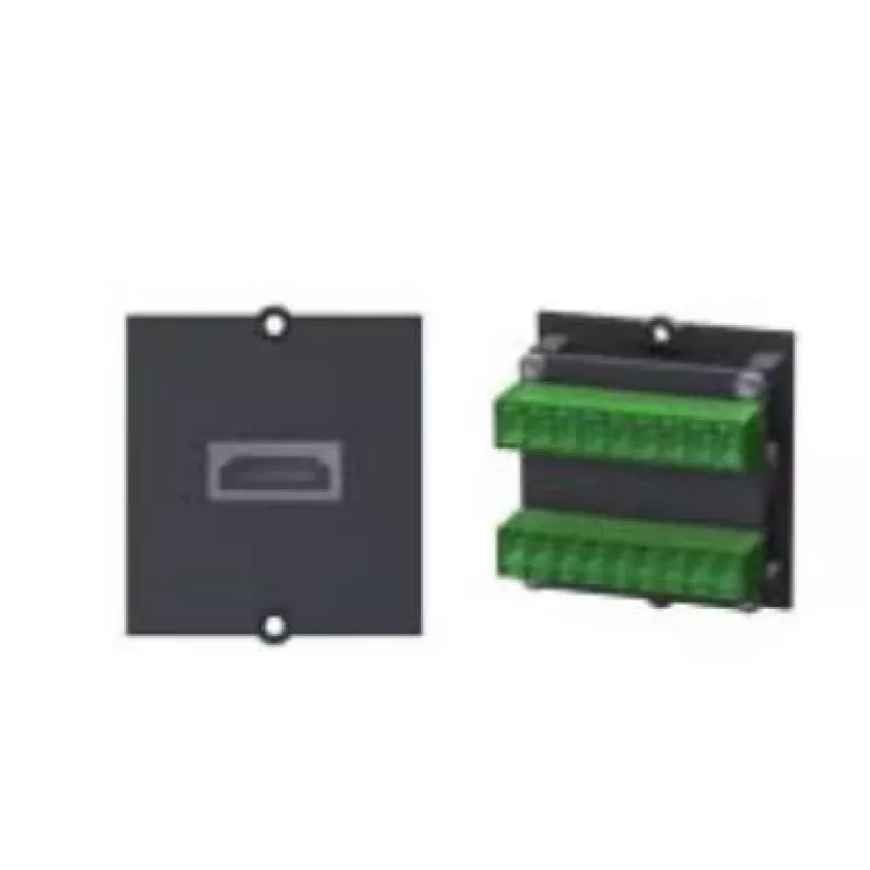 Bachmann Custom Module - Modular Faceplate Snap-In, nero