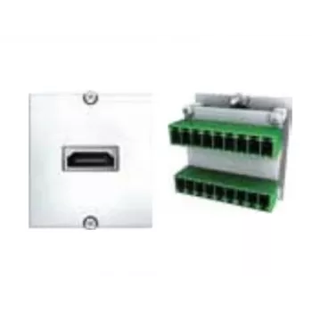 Bachmann Custom Module - Modular Faceplate Snap-In nero