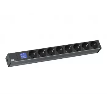 Bachmann BN0500 19 pollici 1U 8x Schuko PDU 2m spina Schuko 230V 16A