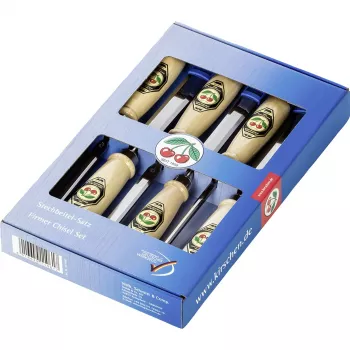 KIRSCHEN set di scalpelli 6 pezzi 1111 SB in scatola espositiva 1111000