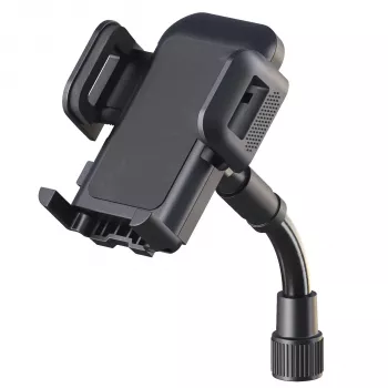 K&M 19762 supporto per smartphone per asta microfono, nero
