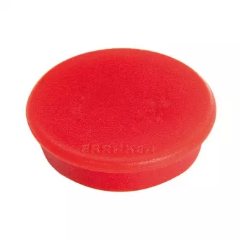 Franken GmbH magnete 13 mm rotondo rosso forza di tenuta 100 g confezione da 10 pz.
