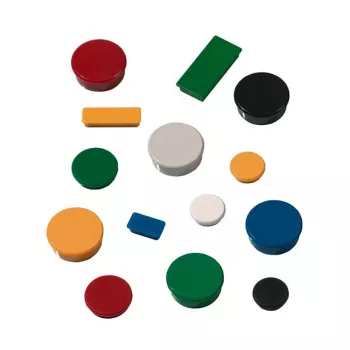 FRANKEN magnete HM20 01 rotondo 24 mm rosso 10 pz./conf.