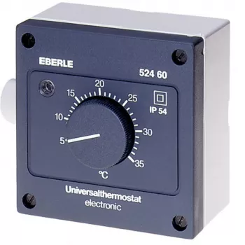 Eberle Controls AZT-A 524 510 termostato ambiente - nero - IP54 - 5-35°C - 230V AC