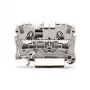 WAGO 2004-1201 morsetto passante, 2 conduttori, 800 V, 32 A, grigio, larghezza 6,2 mm, CAGE CLAMP