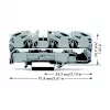 WAGO 2016-1301 morsetto passante - 12 mm - 91,8 mm - 36,9 mm - 800 V