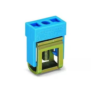 WAGO 210-281 morsetto in barra a 2 conduttori, CAGE CLAMP, grigio, 800V, 24A