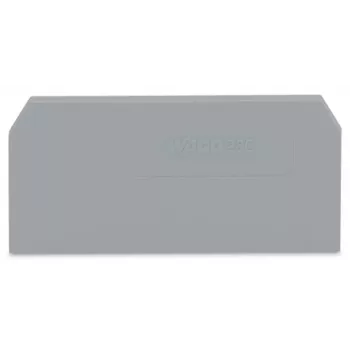 WAGO 280-308 piastra terminale e intermedia - grigio - 2,5 mm² - 52,5 mm x 28 mm - 2,41 g