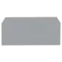 WAGO 280-308 piastra terminale e intermedia - grigio - 2,5 mm² - 52,5 mm x 28 mm - 2,41 g