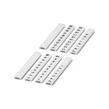 Phoenix Contact marcatori per morsettiere - strisce di marcatura a zig-zag - 10 pz. - bianchi - 0,52 g