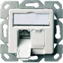 Telegärtner Modulo di connessione dati AMJ45 Cat5e 2xRJ45 schermato bianco
