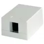 Telegärtner presa di rete bianco alpino 1 porta da parete/incasso