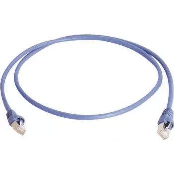 Telegärtner cavo patch, S/FTP, PiMF, Cat 6A (ISO/IEC), blu, 1,5 m, 10 Gigabit/s, senza alogeni, con cavo Telegärtner e connettori Telegärtner (L00001A0129)