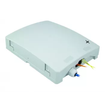 Telegärtner ODB54 scatola di giunzione in fibra ottica case, IP54, montaggio a parete, grigio chiaro (RAL 7035)