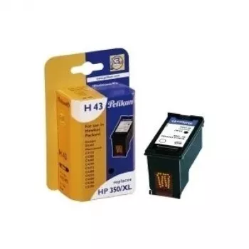 Pelikan Cartuccia d'inchiostro rigenerata per HP 350XL (CB336EE), nero