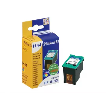 Cartuccia d'inchiostro rigenerata Pelikan per HP 343 (CB338EE) - tricolore