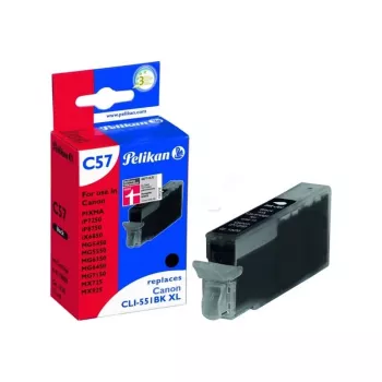 Cartuccia d'inchiostro Pelikan per Canon CLI-551BK XL nero alta resa compatibile