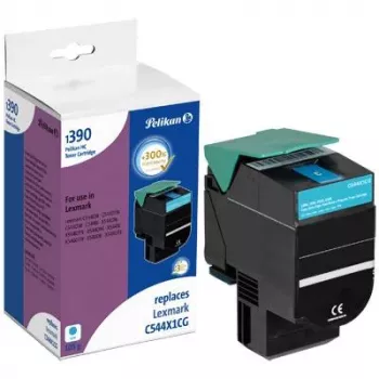 Toner Pelikan per Lexmark C544X1CG ciano