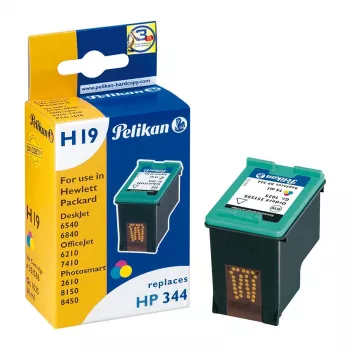 Pelikan Cartuccia d'inchiostro compatibile per HP 344 (C9363EE), Tricolore