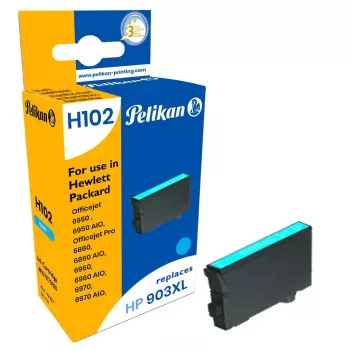 Pelikan Cartuccia d'inchiostro compatibile per HP 903XL (T6M03AE), Ciano