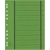 WEKRE 50 separatori verde A4 4 fori 160 g/m² cartoncino