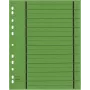 WEKRE 50 separatori verde A4 4 fori 160 g/m² cartoncino