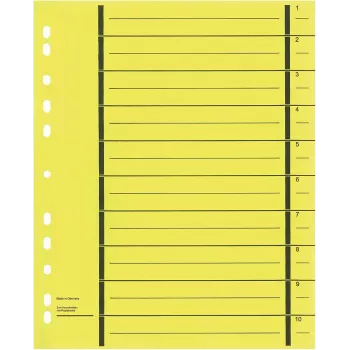 WEKRE 50 separatori, A4, 190 g/m2, giallo (951020850IF)