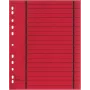 WEKRE 50 divisori, A4, 190 g/m2, Rosso (951030850IF)