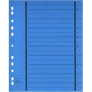 WEKRE 50 separatori, A4, 190 g/m2, blu (951040850IF)