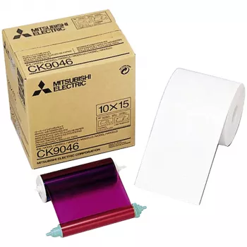 Mitsubishi Electric CK 9046 10 x 15 cm 600 stampe kit carta e nastro a sublimazione