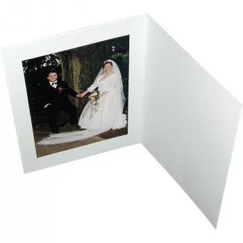 DAIBER cartelle ritratto con passe-partout 15x20 bianco opaco (confezione da 100)