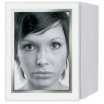 DAIBER 1x125 passe-partout 13x18 cm passe-partout bianchi per foto 9x13