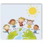 DAIBER Globe 13x18 Cartelle ritratto per bambini (confezione da 10) - blu