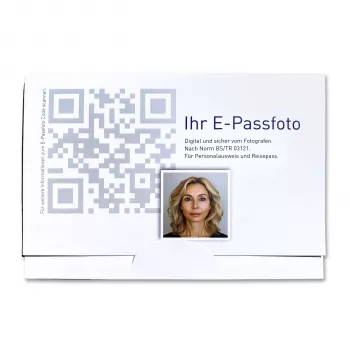 DAIBER Cartella per foto passaporto E-Passfoto-PORTRAIT 14028 - confezione da 50