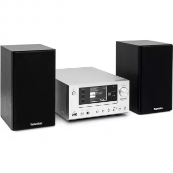 TechniSat Viola 710 CD IR Radio internet con DAB+, FM, lettore CD, Bluetooth, Wi-Fi, nero