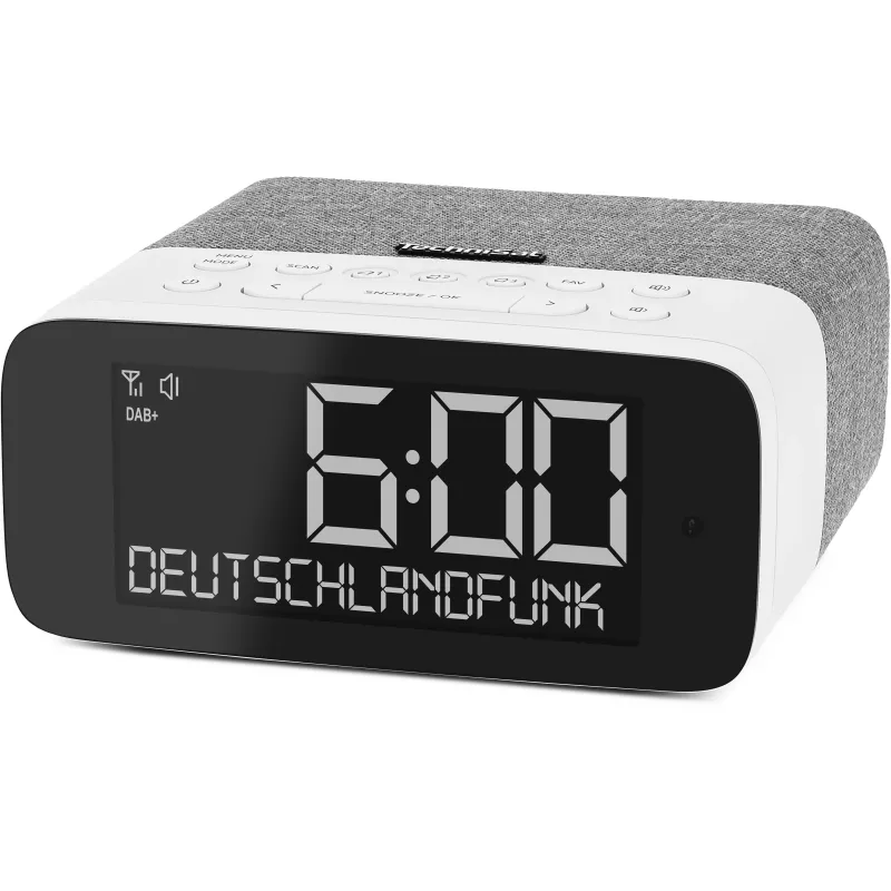 TechniSat DigitRadio 52 ASA Radio DAB+/FM Bluetooth grigio/bianco