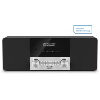 TechniSat CABLESTAR 400 Radio DAB+ con Bluetooth, 2 x 10 W, nero