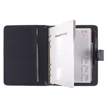 BIND Agenda personale A5 in similpelle nera