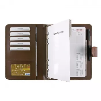 BIND agenda standard A5 similpelle nero